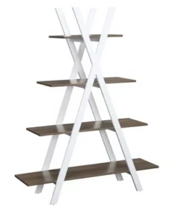 59" Oxford A Frame Bookshelf - Breighton Home Cherry/black -Bookshelves Sales Shop unnamed file 1009