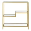 Henn& Hart 36" Tall Gold Bookcase - Henn&Hart 1 Henn& Hart 36" Tall Gold Bookcase - Henn&Hart -Bookshelves Sales Shop unnamed file 1023