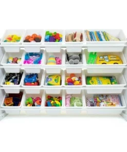 Cambridge Extra Large Toy Storage Organizer with 20 Storage Bins White - Humble Crew -Bookshelves Sales Shop unnamed file 103