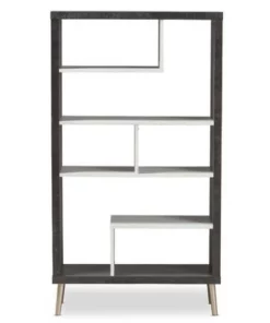56.14" Atlantic Modern and Contemporary Two-Tone Finished Wood Display Shelf Dark Brown - Baxton Studio 13 56.14" Atlantic Modern and Contemporary Two-Tone Finished Wood Display Shelf Dark Brown - Baxton Studio -Bookshelves Sales Shop unnamed file 1034