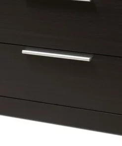 15.47" 2 Drawer Carlingford Modern and Contemporary Espresso Finished Wood Bookshelf Brown - Baxton Studio 15 15.47" 2 Drawer Carlingford Modern and Contemporary Espresso Finished Wood Bookshelf Brown - Baxton Studio -Bookshelves Sales Shop unnamed file 1045