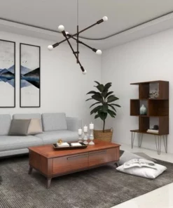 61" Metal and Wood 3 Shelf Books Shelf Brown - Olivia & May -Bookshelves Sales Shop unnamed file 1060