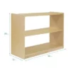 ECR4Kids Birch 2 Shelf Storage Cabinet without Back, Wood Book Shelf Organizer 1 ECR4Kids Birch 2 Shelf Storage Cabinet without Back, Wood Book Shelf Organizer -Bookshelves Sales Shop unnamed file 1070