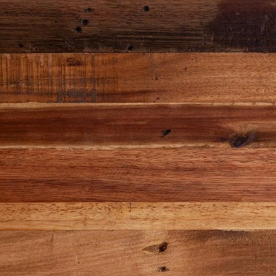 31.5" Thropel Reclaimed Wood Shelf Natural/Gray - Aiden Lane 11 31.5" Thropel Reclaimed Wood Shelf Natural/Gray - Aiden Lane - Image 9