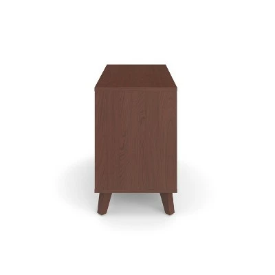 24" Modern Cub Storage Credenza - HON BASYX Toasted Walnut 5 24" Modern Cub Storage Credenza - HON BASYX Toasted Walnut - Image 3