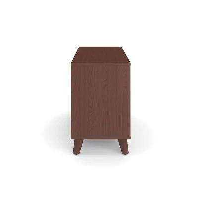 24" Modern Cub Storage Credenza - HON BASYX Toasted Walnut 6 24" Modern Cub Storage Credenza - HON BASYX Toasted Walnut - Image 4