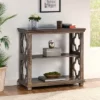 Arcanum Traditional Handcrafted 2 Shelf Mango Wood Etagere Bookcase Gray - Christopher Knight Home -Bookshelves Sales Shop unnamed file 1132