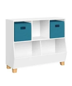 35" Kids' Catch-All Multi-Cubby Toy Organizer with 2 Bins - RiverRidge Home Turquoise 13 35" Kids' Catch-All Multi-Cubby Toy Organizer with 2 Bins - RiverRidge Home Turquoise -Bookshelves Sales Shop unnamed file 115