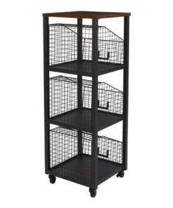 3 Drawer Hanover Storage Console Black - OSP Home Furnishings -Bookshelves Sales Shop unnamed file 1151