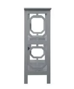 32.5" Omega 3 Tier Bookcase Gray - Breighton Home -Bookshelves Sales Shop unnamed file 1163