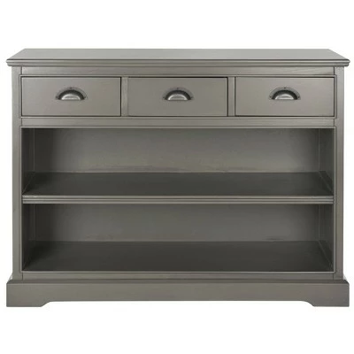 Prudence 30" Bookcase - Safavieh Gray 7 Prudence 30" Bookcase - Safavieh Gray - Image 5