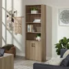 71" Beginnings Bookcase with Doors Light Brown - Sauder