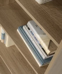 71" Beginnings Bookcase with Doors Light Brown - Sauder -Bookshelves Sales Shop unnamed file 1182