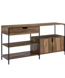 30" Covington Storage Blend Console - Saracina Home Rustic Oak 15 30" Covington Storage Blend Console - Saracina Home Rustic Oak -Bookshelves Sales Shop unnamed file 1190