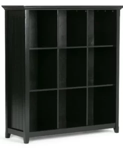 48"x44" Normandy 9 Cube Bookcase and Storage Unit - Wyndenhall Black -Bookshelves Sales Shop unnamed file 121
