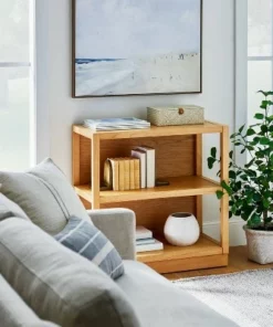 Threshold Designed W/Studio McGee 30" Delle 3 Shelf Bookcase - Threshold™ designed with Studio McGee