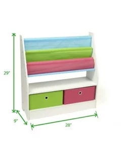 Mind Reader Kids Toy Storage Organizer with Folding Drawers -Bookshelves Sales Shop unnamed file 1274