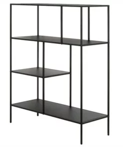 Henn& Hart 48" Tall Black Bronze Bookcase - Henn&Hart -Bookshelves Sales Shop unnamed file 1285