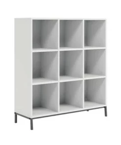 38.22" 9 Cube North Avenue Bin Shelves Organizer - Sauder White -Bookshelves Sales Shop unnamed file 130