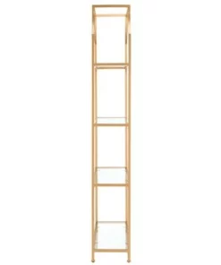 80" Slater 4 Tier Etagere Gold - Safavieh -Bookshelves Sales Shop unnamed file 1322