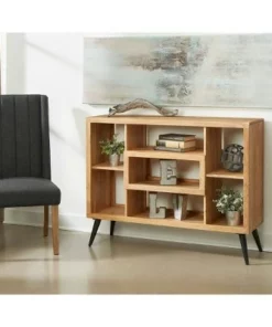 36" Belair Eclectic Bookcase Brown - Treasure Trove Accents -Bookshelves Sales Shop unnamed file 1328