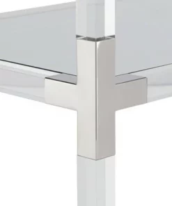 55 Downing Street Hanna 70 3/4" Clear Acrylic and Chrome 6-Shelf Open Bookcase 9 55 Downing Street Hanna 70 3/4" Clear Acrylic and Chrome 6-Shelf Open Bookcase -Bookshelves Sales Shop unnamed file 1334