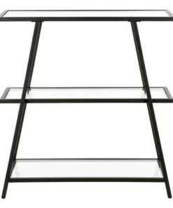 Henn& Hart 36 in. Tall Black Bronze Bookcase - Henn&Hart -Bookshelves Sales Shop unnamed file 1339