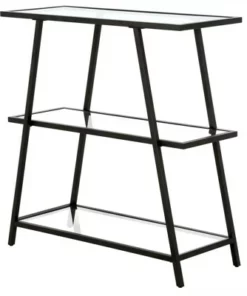 Henn& Hart 36 in. Tall Black Bronze Bookcase - Henn&Hart -Bookshelves Sales Shop unnamed file 1342