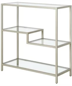 Henn& Hart 36" Tall Satin Nickel Bookcase - Henn&Hart 13 Henn& Hart 36" Tall Satin Nickel Bookcase - Henn&Hart -Bookshelves Sales Shop unnamed file 1346