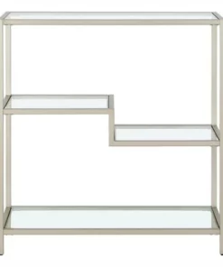 Henn& Hart 36" Tall Satin Nickel Bookcase - Henn&Hart 14 Henn& Hart 36" Tall Satin Nickel Bookcase - Henn&Hart -Bookshelves Sales Shop unnamed file 1347