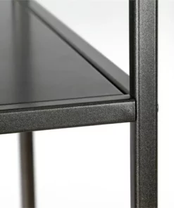 Henn& Hart 48" Tall Gunmetal Gray Bookcase - Henn&Hart -Bookshelves Sales Shop unnamed file 1385