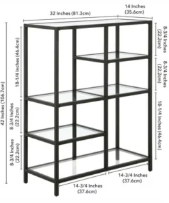 Henn& Hart Black Bronze Bookcase - Henn&Hart -Bookshelves Sales Shop unnamed file 1424