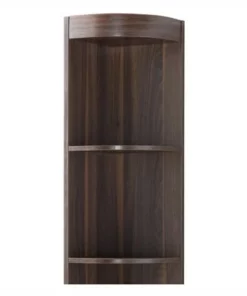 Maleena 5-Shelf Corner Wood Bookcase in Dark Walnut - Furniture of America -Bookshelves Sales Shop unnamed file 1455