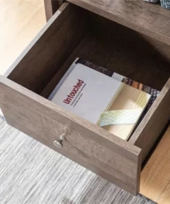 Stokes Wood 4-Shelf 71-Inch Standard Bookcase in Walnut Oak - Furniture of America -Bookshelves Sales Shop unnamed file 1477