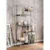 Jan Modern Metal 6-Shelf Bookcase in Chrome - Furniture of America -Bookshelves Sales Shop unnamed file 1479