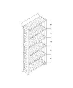 Iman 5-Shelf Wood Bookcase in Dark Gray and Black - Furniture of America -Bookshelves Sales Shop unnamed file 1499