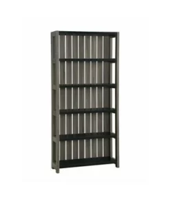 Iman 5-Shelf Wood Bookcase in Dark Gray and Black - Furniture of America -Bookshelves Sales Shop unnamed file 1502