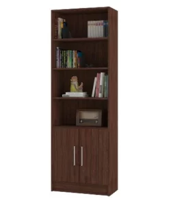 71.85" Catarina Cabinet - Manhattan Comfort Nut Brown