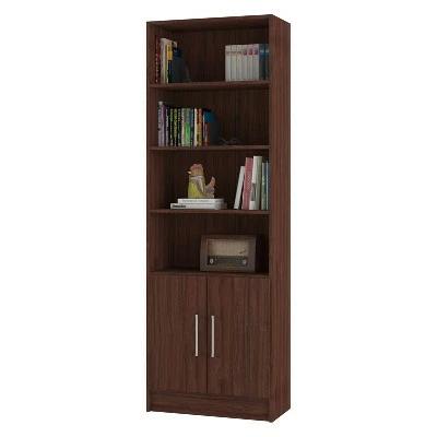 71.85" Catarina Cabinet - Manhattan Comfort Nut Brown 3 71.85" Catarina Cabinet - Manhattan Comfort Nut Brown