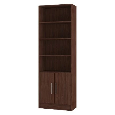 71.85" Catarina Cabinet - Manhattan Comfort Nut Brown 5 71.85" Catarina Cabinet - Manhattan Comfort Nut Brown - Image 3