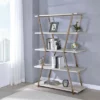 Ketano Metal 4-Shelf Bookcase in Champagne and White - Furniture of America 1 Ketano Metal 4-Shelf Bookcase in Champagne and White - Furniture of America -Bookshelves Sales Shop unnamed file 1538