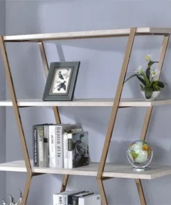 Ketano Metal 4-Shelf Bookcase in Champagne and White - Furniture of America 12 Ketano Metal 4-Shelf Bookcase in Champagne and White - Furniture of America -Bookshelves Sales Shop unnamed file 1542