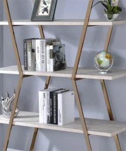 Ketano Metal 4-Shelf Bookcase in Champagne and White - Furniture of America 13 Ketano Metal 4-Shelf Bookcase in Champagne and White - Furniture of America -Bookshelves Sales Shop unnamed file 1543