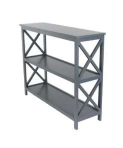 Contemporary 3 Tier Low Wooden Shelf - Olivia & May White -Bookshelves Sales Shop unnamed file 1554