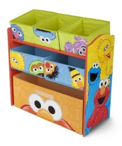 Disney Sesame Street Design and Store 6 Bin Toy Organizer - Delta Children -Bookshelves Sales Shop unnamed file 159