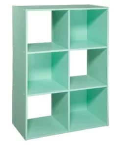 11" 6 Cube Organizer Shelf - Room Essentials™ Turquoise -Bookshelves Sales Shop unnamed file 1594