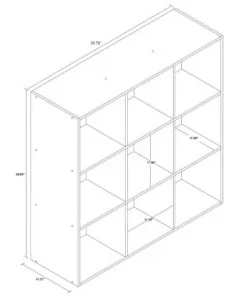 11" 9 Cube Organizer Shelf - Room Essentials™ Espresso -Bookshelves Sales Shop unnamed file 1615