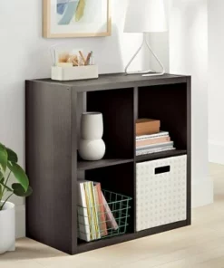 4 Cube Organizer - Brightroom™ Black Oak