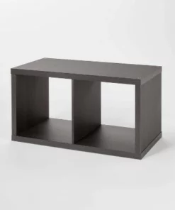 2 Cube Organizer - Brightroom™ Black Oak -Bookshelves Sales Shop unnamed file 1629