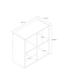 4 Cube Decorative Bookshelf - Room Essentials™ White -Bookshelves Sales Shop unnamed file 1657